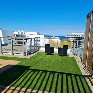 Apartamentyprzymorzu Olympic Park Z Prywatnym Tarasem Z Widokiem Na Morze Apartment